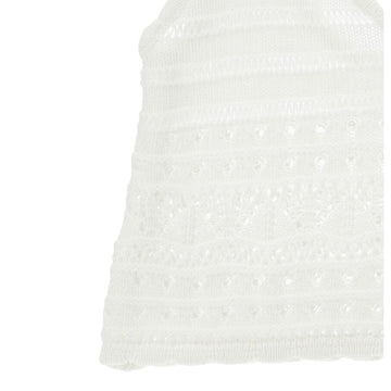 Top Bambina corto in crochet