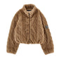 Bomber Bimba Teddy Treccia e strass