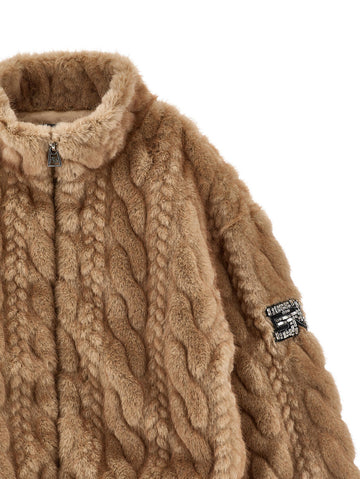 Bomber Bimba Teddy Treccia e strass