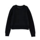 Pullover mix Alpaca con patch logo gioielli