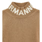Maglione Bimba con collo alto logato